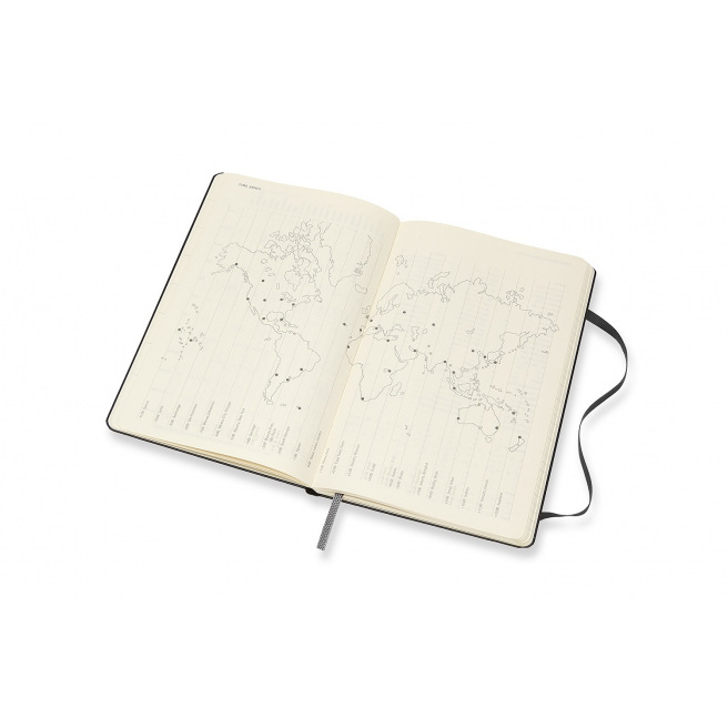 Agenda Moleskine 18 MOIS - Large 13 x 21 cm - 1 semaine sur 2 pages Agenda Moleskine 18 MOIS - Large 13 x 21 cm - 1 semaine sur 2 pages