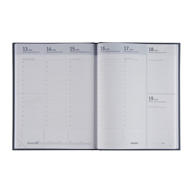 Schoolagenda Brepols VOORSPELLING - 16,8 x 22 cm - 1 week over 2 pagina's