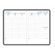 Schoolagenda Exacompta AGORA - 10,5 x 15,5 cm - 1 week over 2 pagina's