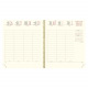 Agenda scolaire Exacompta SAD 18S - 16 MOIS - 15 x 17 cm - 1 semaine sur 2 pages
