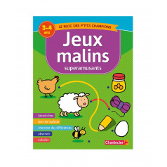 Bloc de jeux malins amusants pour enfants Bloc de jeux malins amusants pour enfants