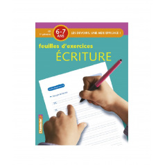 Bloc de feuilles d'exercices pour 6 - 7 ans (1er primaire) 