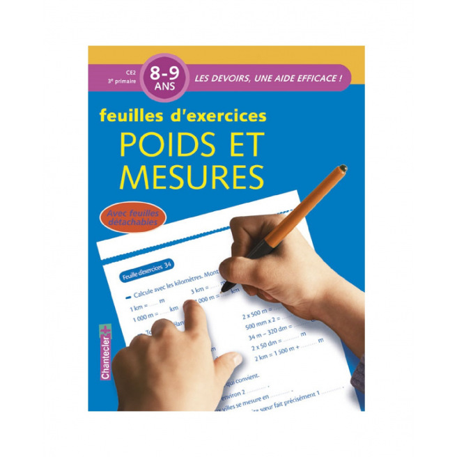 Bloc de feuilles d'exercices pour les 8 - 9 ans (3e primaire) Bloc de feuilles d'exercices pour les 8 - 9 ans (3e primaire)