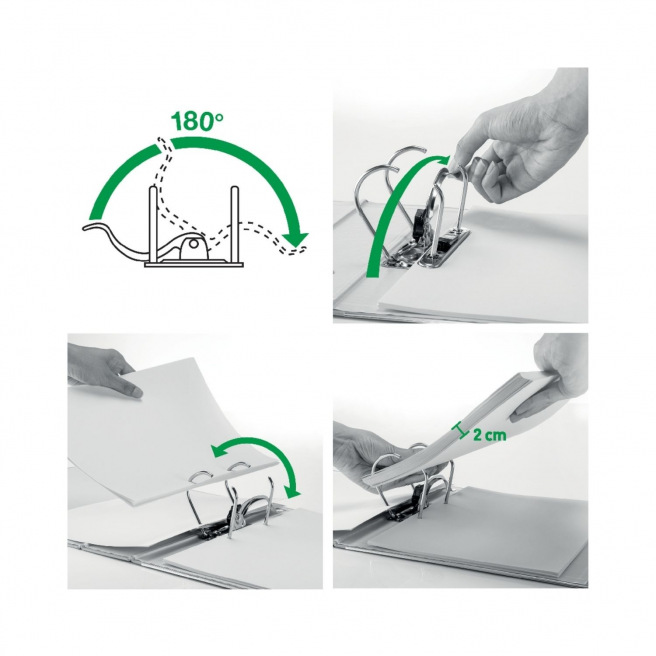 Classeur à levier Leitz ACTIVE 180°