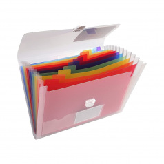 Exacompta CRYSTAL plastic projectmap - 13 vakken