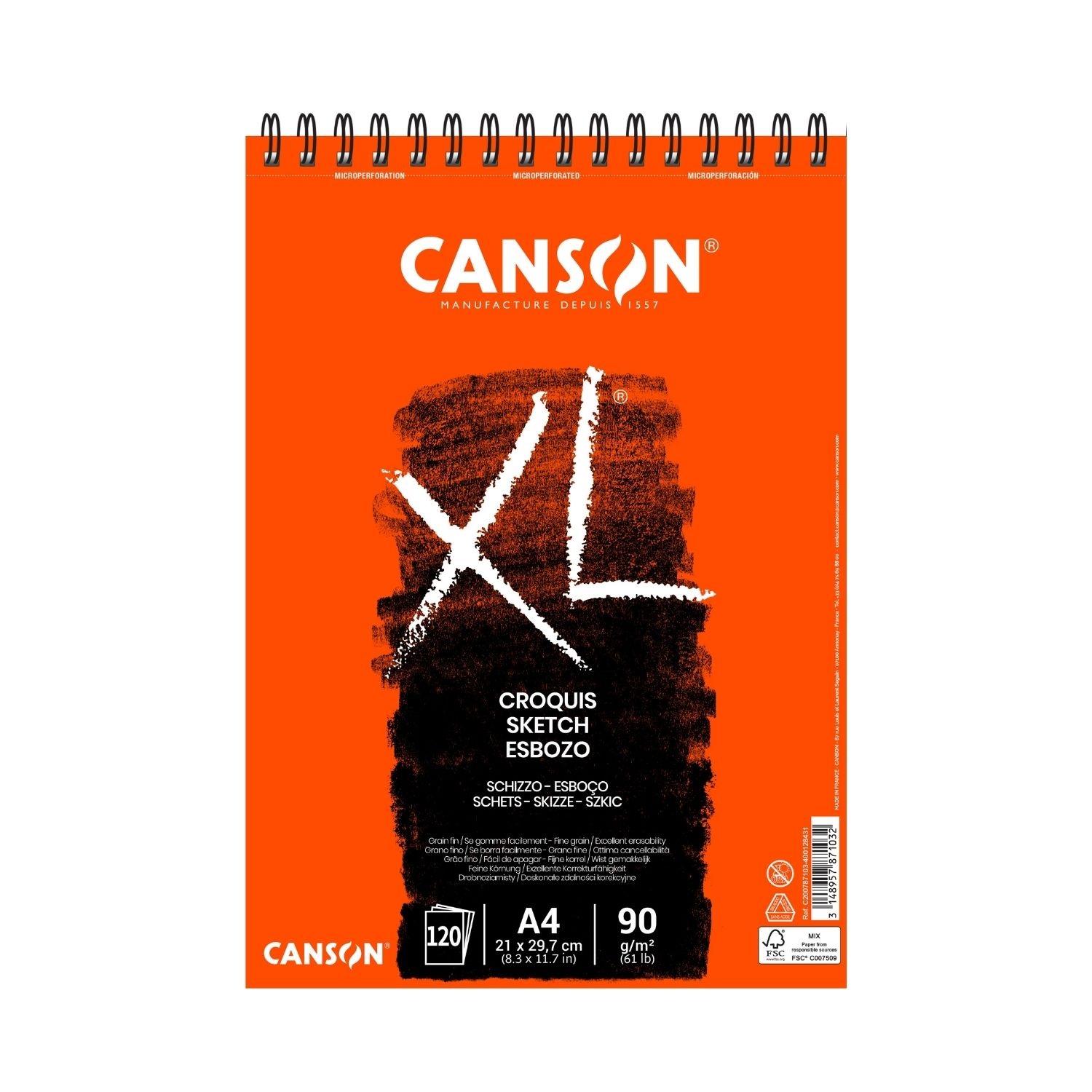 Carnet de dessin A6 Canson Notes