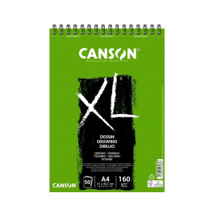 Bloc spiralé de papier CANSON XL DESSIN 160 g
