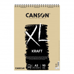 CANSON XL KRAFT 90 g spiraalvormig papierblok