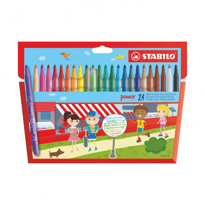 Stabilo POWER kleurstiften Stabilo POWER kleurstiften
