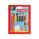 Crayons de couleur Stabilo WOODY 3 en 1