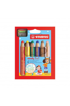 Crayons de couleur Stabilo WOODY 3 en 1