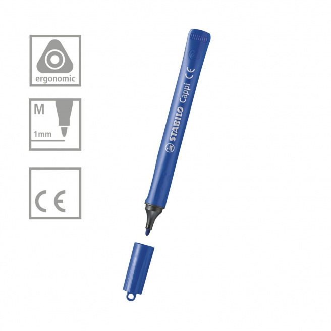 Feutres de coloriage Stabilo CAPPI - étui de 12 Feutres de coloriage Stabilo CAPPI - étui de 12