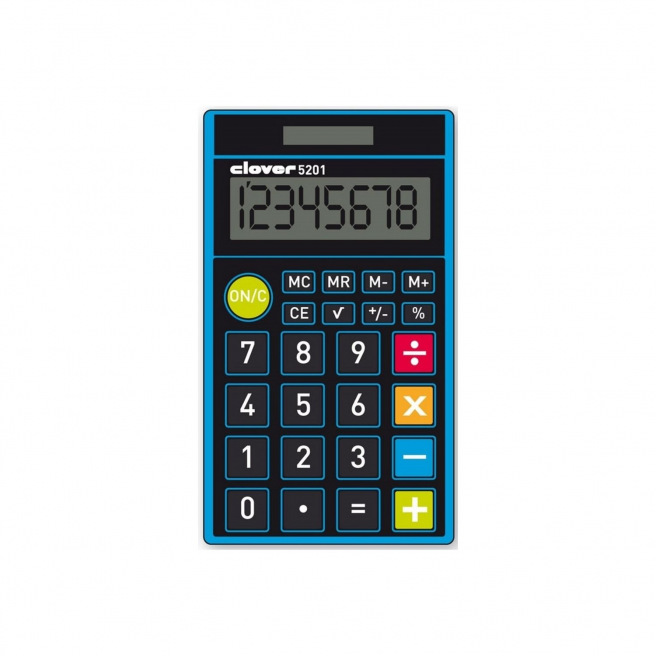 Calculatrice de poche Clover 5201