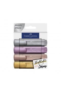 Metalen markeerstift Faber-Castell - set van 4