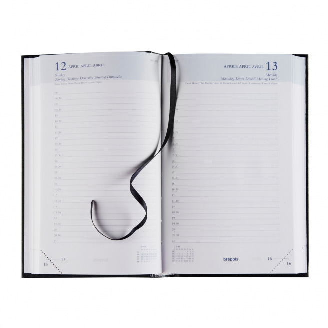 Agenda Brepols BREFIX - 11,3 x 18,2 cm - 1 jour par page Agenda Brepols BREFIX - 11,3 x 18,2 cm - 1 jour par page