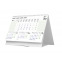 Calendrier chevalet de bureau - 4 mois - 20 x 15 cm