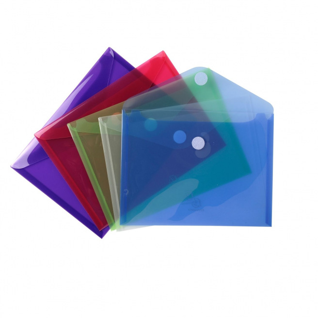 Exacompta plastic enveloppehoes - klittenbandsluiting