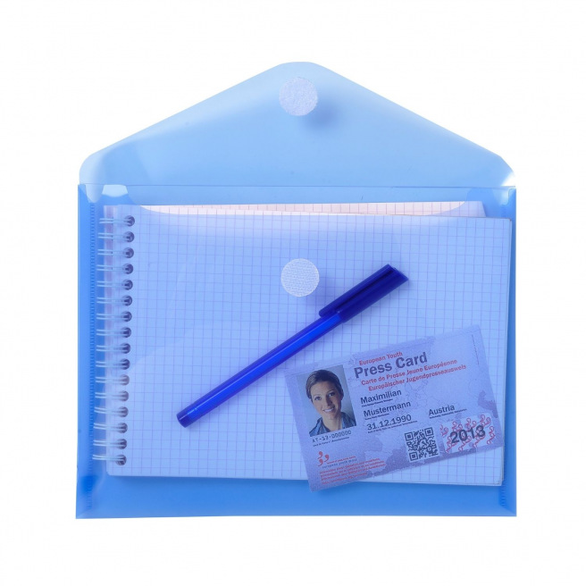 Pochette enveloppe Exacompta en plastique - fermeture velcro Pochette enveloppe Exacompta en plastique - fermeture velcro