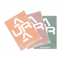 Bloc-notes encollé AURORA A4 Bloc-notes encollé AURORA A4