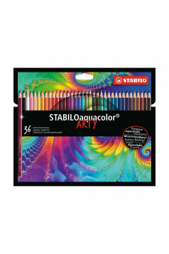 Crayons de couleur STABILO AQUACOLOR ARTY aquarellables
