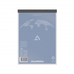 Bloc-notes agrafé AURORA papier recyclé Bloc-notes agrafé AURORA papier recyclé