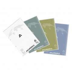 AURORA cursusblok gerecycled papier - perforatie 2 gaten