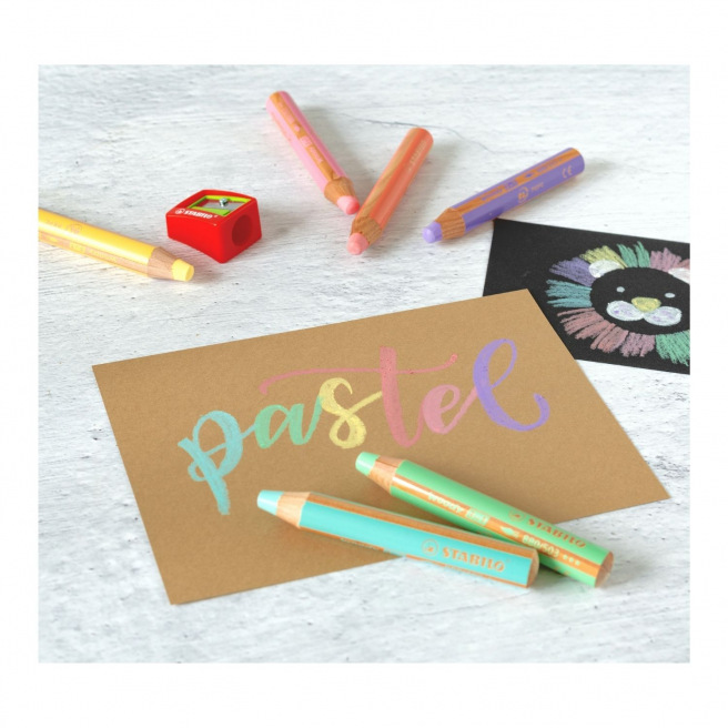 Stabilo WOODY 3 in 1 kleurpotloden Stabilo WOODY 3 in 1 kleurpotloden