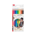 Crayons de couleur MAPED HARRY POTTER - étui de 12