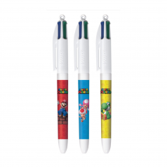 BIC 4 KLEUREN BALPEN SUPER MARIO BIC 4 KLEUREN BALPEN SUPER MARIO