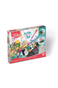 Kit de dessins MAPED CREATIV BLOW PEN ART