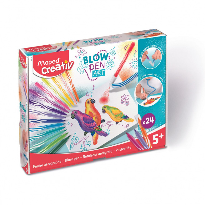 MAPED CREATIV BLOW PEN ART tekenpakket