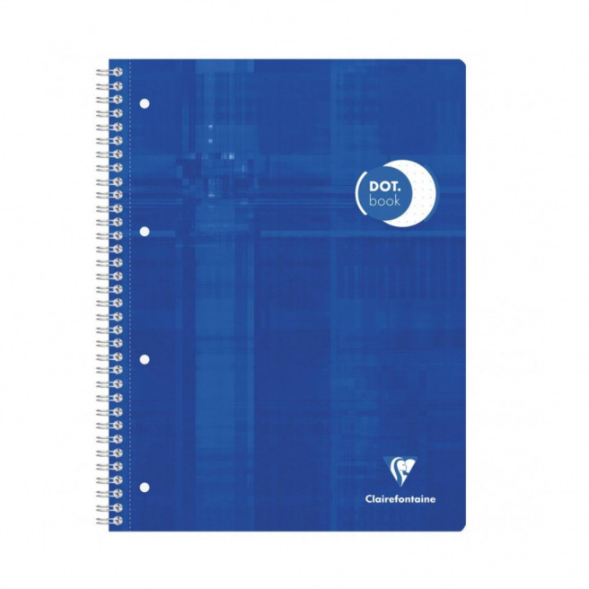 Clairefontaine Spiraalschrift DOT BOOK A4+ - punten Clairefontaine Spiraalschrift DOT BOOK A4+ - punten