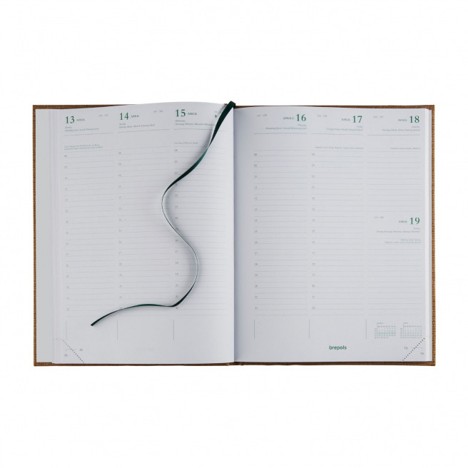 Agenda Brepols ECOTIMING - 17 X 22 cm - 1 week op 2 pagina's - gerecycled papier Agenda Brepols ECOTIMING - 17 X 22 cm - 1 week op 2 pagina's - gerecycled papier