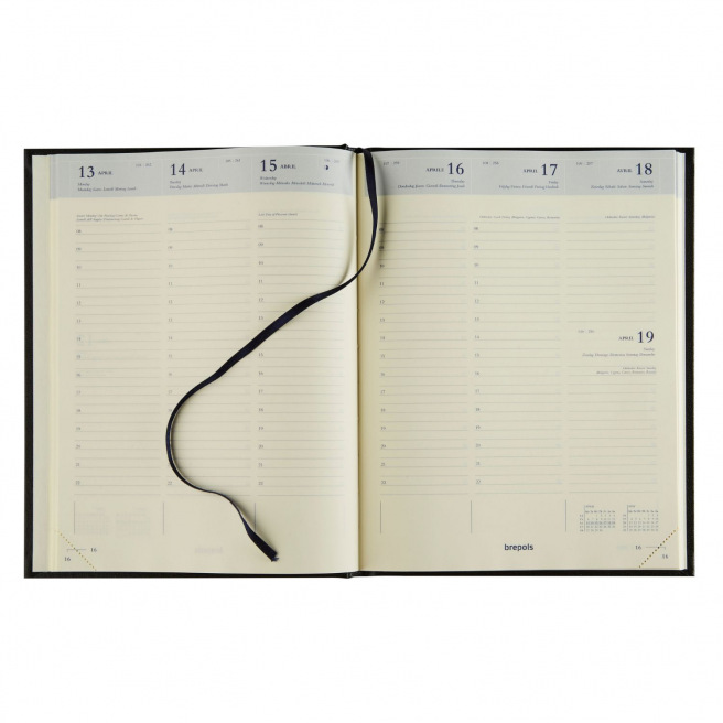 Brepols TIMING Agenda - 17 x 22 cm - 1 week op 2 pagina's