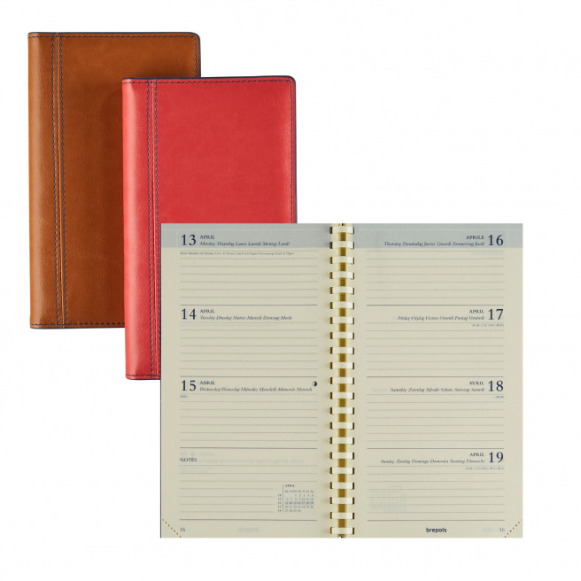 Brepols INTERPLAN Agenda - 9 x 16 cm - 1 week over 2 pagina's Brepols INTERPLAN Agenda - 9 x 16 cm - 1 week over 2 pagina's
