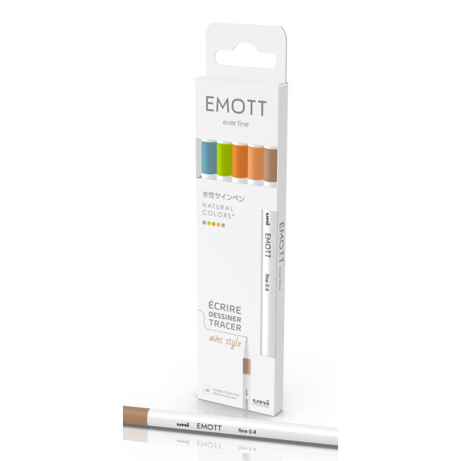 Uni-ball EMOTT viltstift - extra fijne punt Uni-ball EMOTT viltstift - extra fijne punt