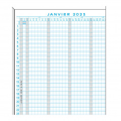 Planning des congés Exacompta VACANCES ET ABSENSES