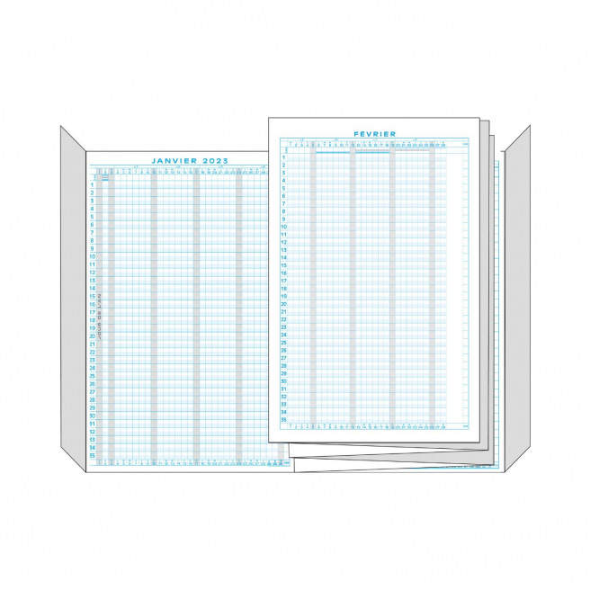 Planning des congés Exacompta VACANCES ET ABSENSES