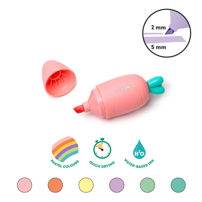 LEGAMI MINI CARRATE TEAM markeerstift - set van 6