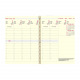 Agenda Oberthur SEMAINIER 17S MILANO - 9 x 17 cm - 1 semaine par pages + notes