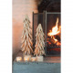Sapin sur pied avec branches bois naturel J-LINE