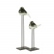 Oiseau en verre sur pied J-LINE