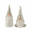 Keramische witte & zilveren kerstman J-LINE