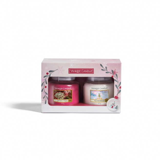 Coffret Yankee Candle THE BRIGHT LIGHTS - 1 bougie en pot et 3