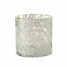 Cilindrische glazen theelichthouder J-LINE