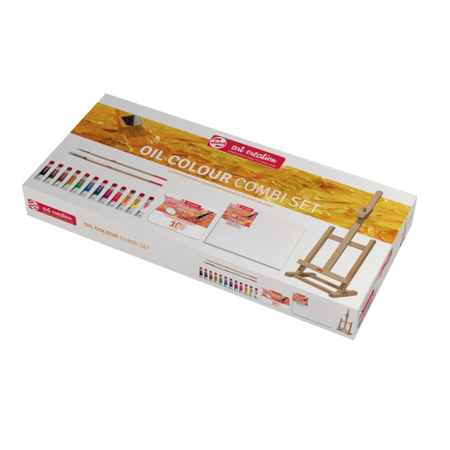 Talens Art Creation olieverfset - 12 tubes van 12 ml + accessoires Talens Art Creation olieverfset - 12 tubes van 12 ml + accessoires