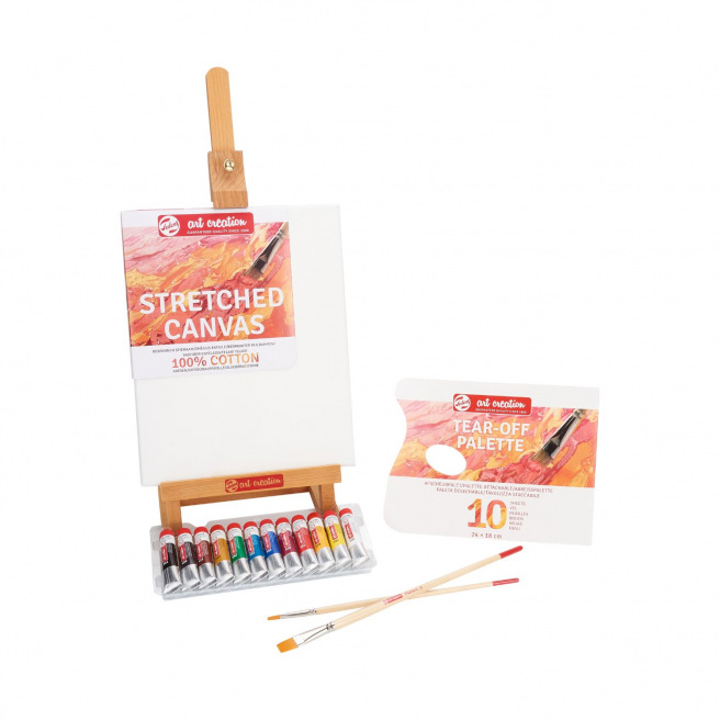 Set peinture à l'huile Talens Art Creation - 12 tubes 12 ml +