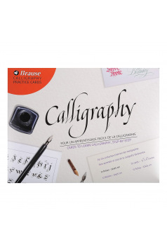 Studiekaarten voor Brause kalligrafie