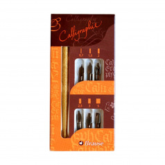 Brause kalligrafieset - 6 Bandzug pennen