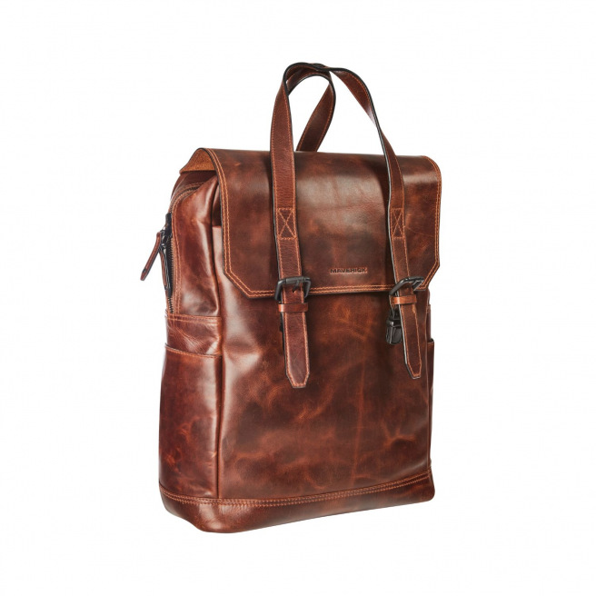 Sac à dos cuir Maverick THE ORIGINAL pour ordinateur 15,6"